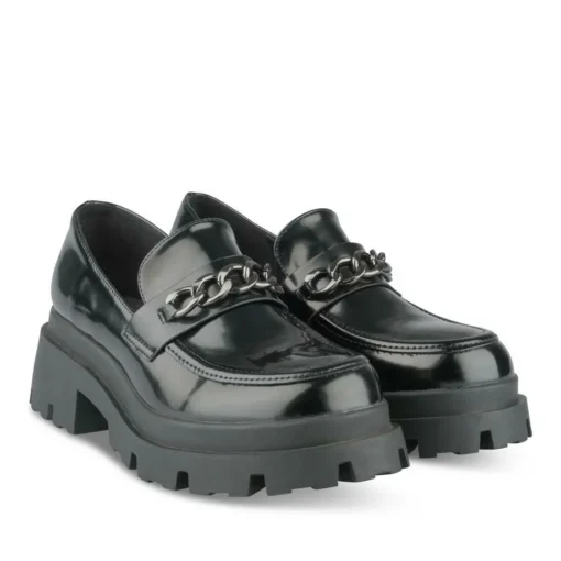 Mocassins ZWART