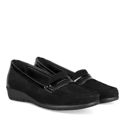 Mocassins ZWART