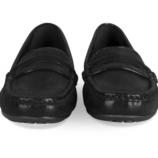 Mocassins ZWART