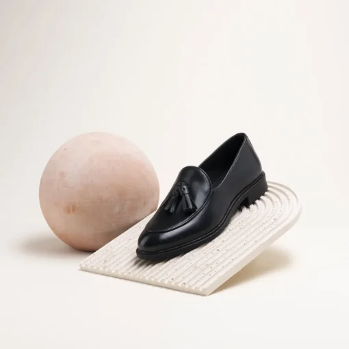 Mocassins ZWART