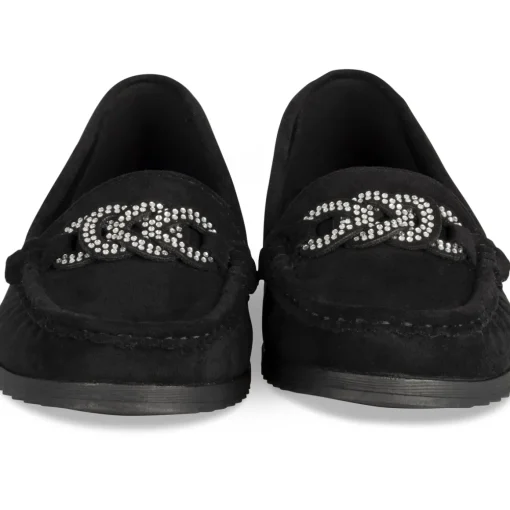 Mocassins ZWART