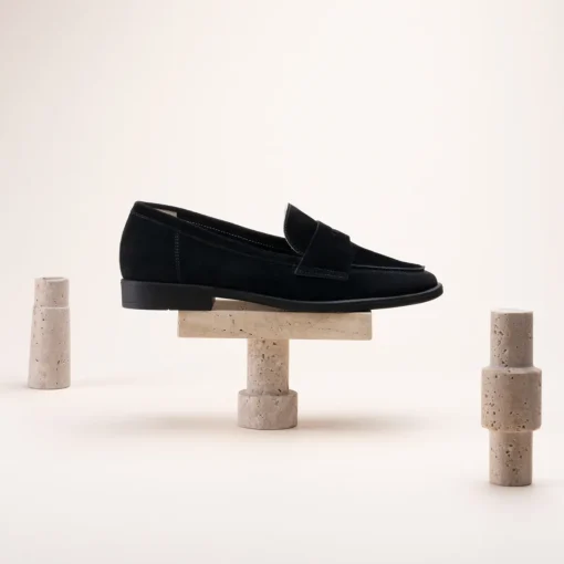 Mocassins ZWART