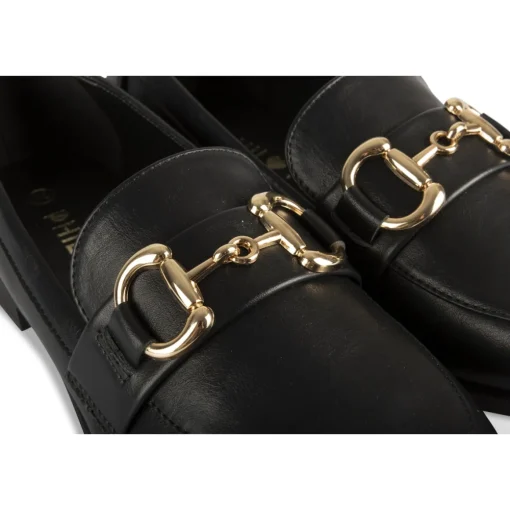 Mocassins ZWART