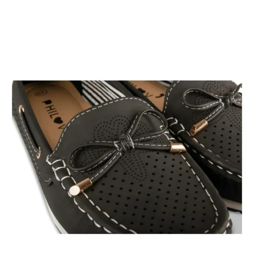 Mocassins ZWART