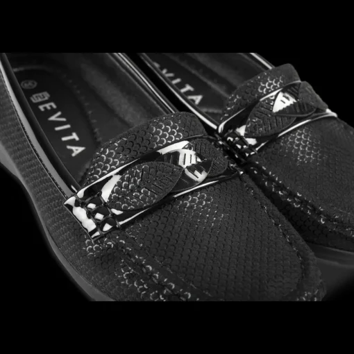 Mocassins ZWART