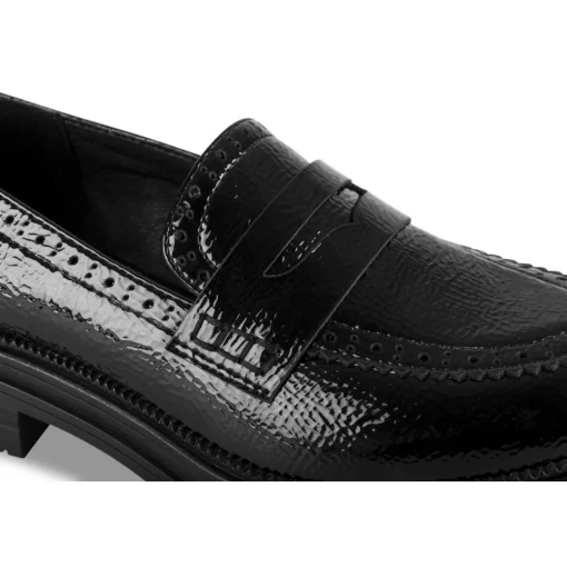 Mocassins ZWART