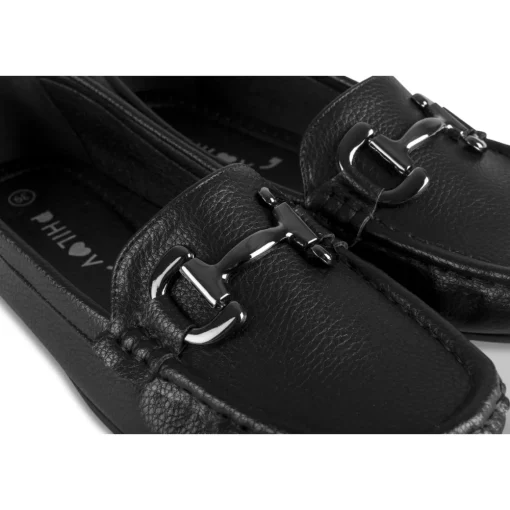 Mocassins ZWART
