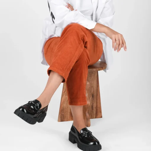 Mocassins ZWART