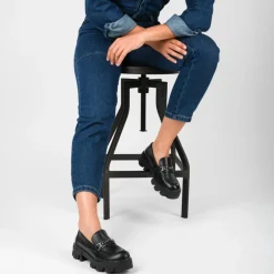 Mocassins ZWART