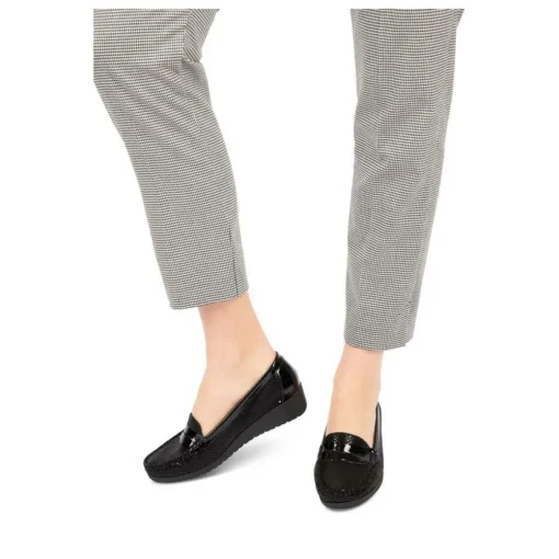 Mocassins ZWART