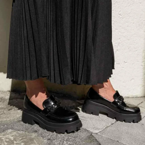 Mocassins ZWART