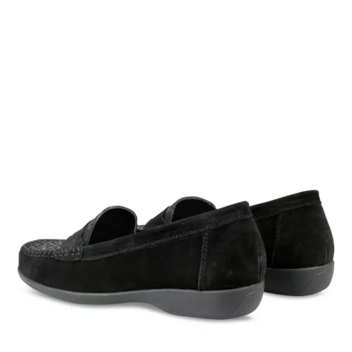 Mocassins ZWART NEOSOFT DAMES LEER