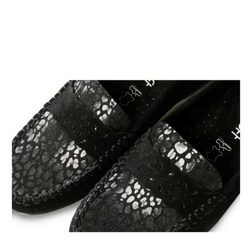 Mocassins ZWART NEOSOFT DAMES LEER