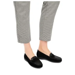 Mocassins ZWART NEOSOFT DAMES LEER