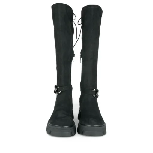 Overknees ZWART MERRY SCOTT