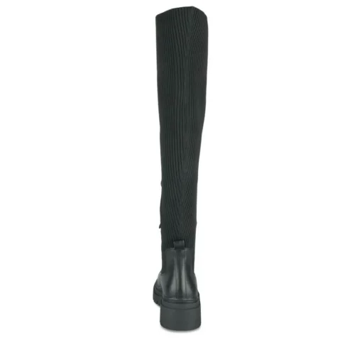 Overknees ZWART MERRY SCOTT