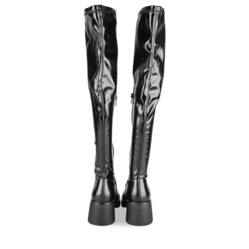 Overknees ZWART MERRY SCOTT