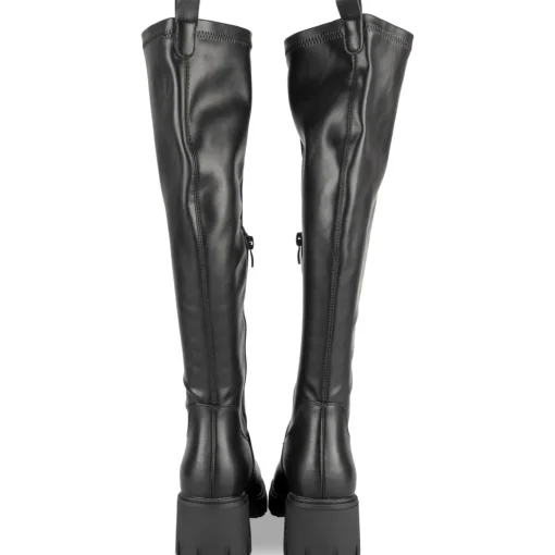 Overknees ZWART MERRY SCOTT