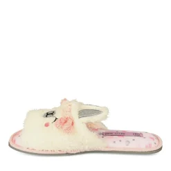 Pantoffels eenhoorn WIT MERRY SCOTT
