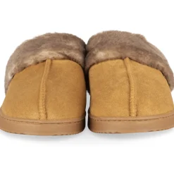 Pantoffels KASTANJEBRUIN