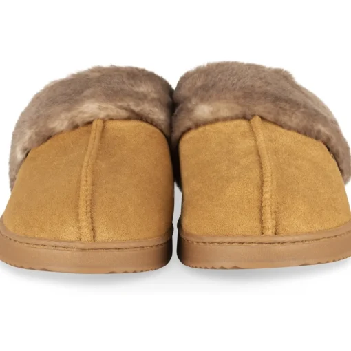 Pantoffels KASTANJEBRUIN