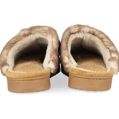 Pantoffels KASTANJEBRUIN