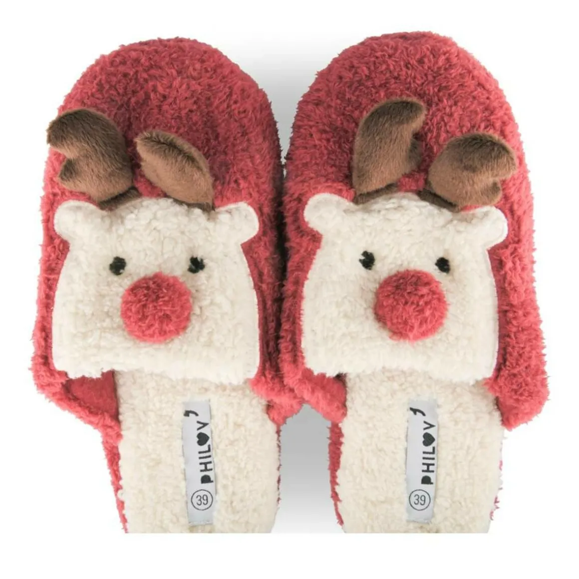 Pantoffels rendier BORDEAUX PHILOV