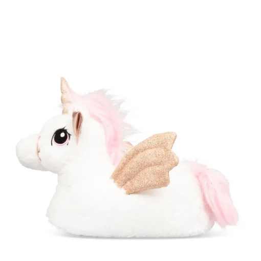 Pluche pantoffels eenhoorn WIT MERRY SCOTT