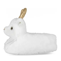 Pluche pantoffels rendier WIT MERRY SCOTT