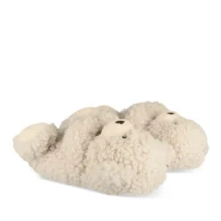 Pluche pantoffels teddybeer BEIGE MERRY SCOTT