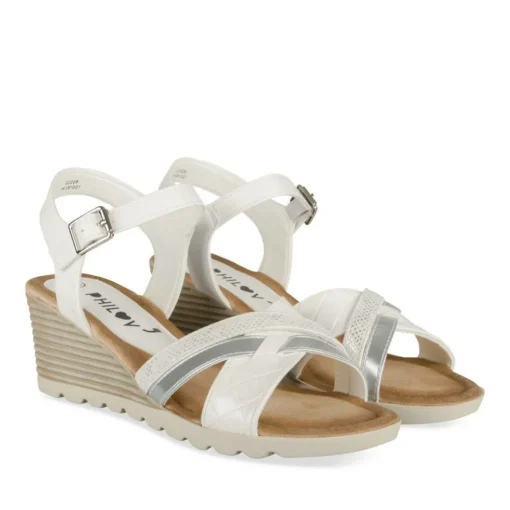 Sandalen WIT