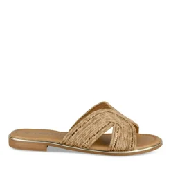 Slippers KASTANJEBRUIN
