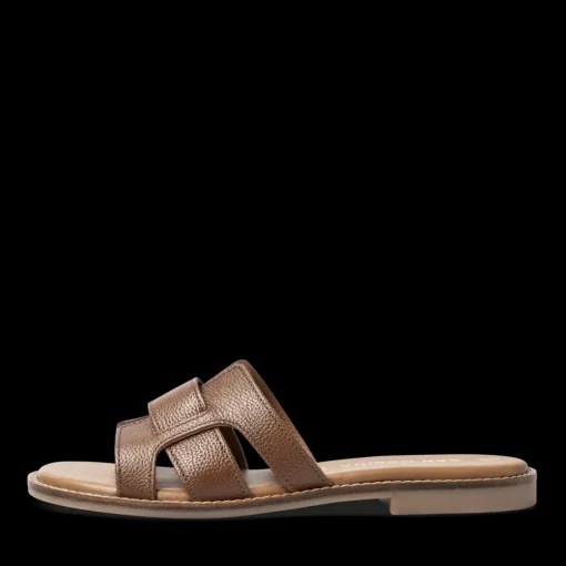 Slippers KASTANJEBRUIN