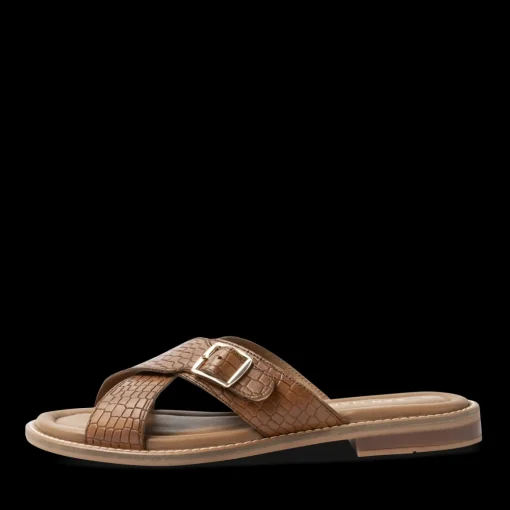 Slippers KASTANJEBRUIN