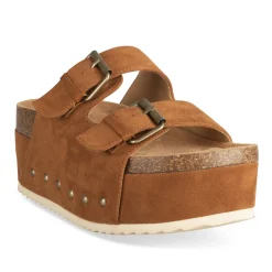 Slippers KASTANJEBRUIN