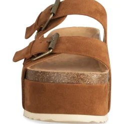 Slippers KASTANJEBRUIN