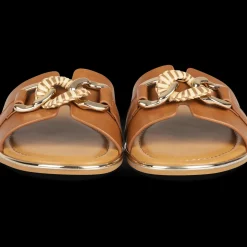 Slippers KASTANJEBRUIN