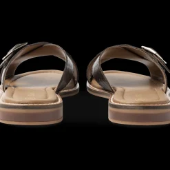 Slippers KASTANJEBRUIN