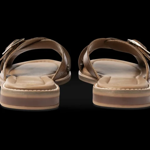 Slippers KASTANJEBRUIN