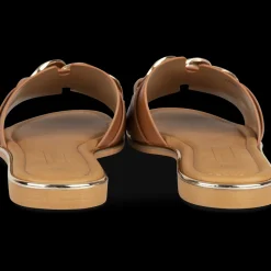 Slippers KASTANJEBRUIN