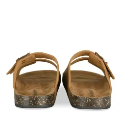 Slippers KASTANJEBRUIN
