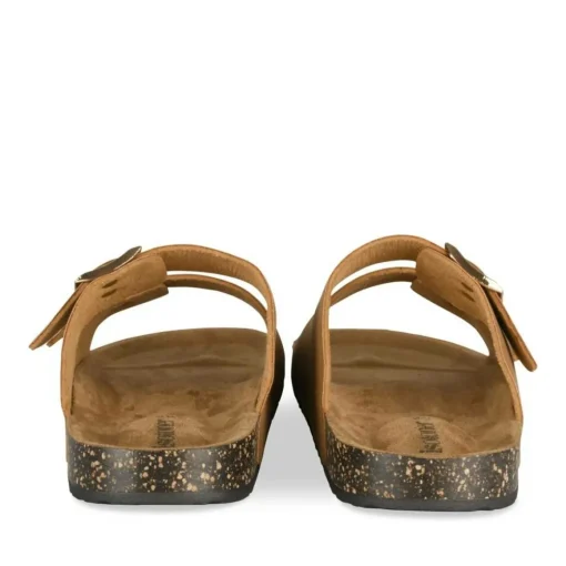 Slippers KASTANJEBRUIN