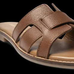Slippers KASTANJEBRUIN