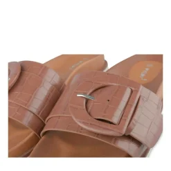 Slippers KASTANJEBRUIN