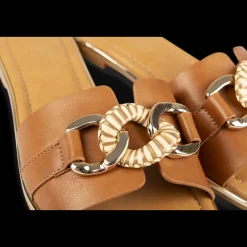 Slippers KASTANJEBRUIN