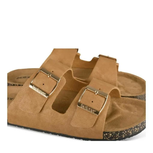 Slippers KASTANJEBRUIN