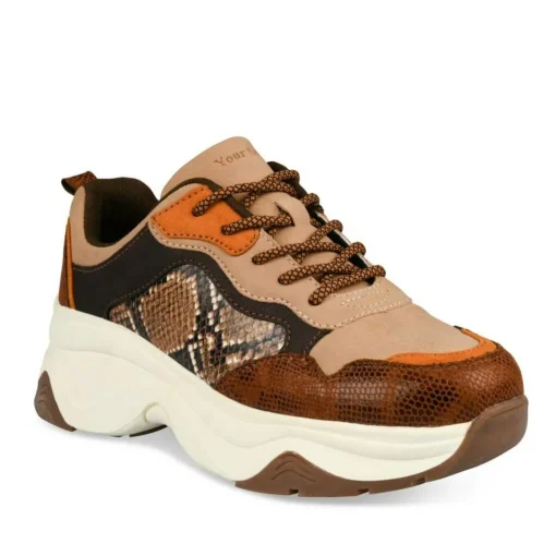 Sneakers KASTANJEBRUIN