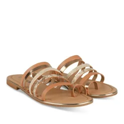 Teenslippers KASTANJEBRUIN PHILOV