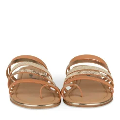 Teenslippers KASTANJEBRUIN PHILOV