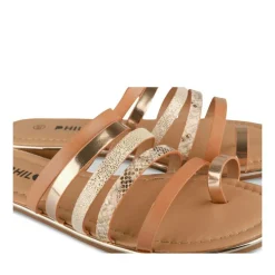 Teenslippers KASTANJEBRUIN PHILOV